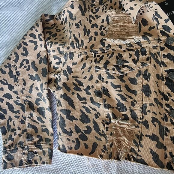 Forever 21 jacket leopard print new with tags - Picture 15 of 16